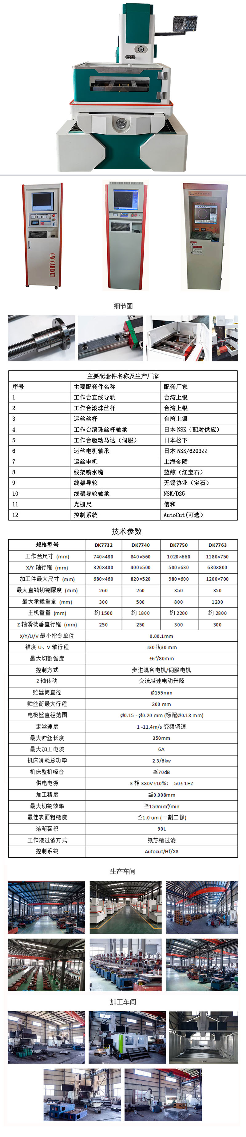 中走絲,伺服閉環中走絲線切割機2